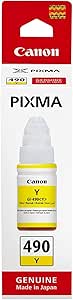 Canon GI-490 Y Orijinal Sarı Mürekkep kartuşu